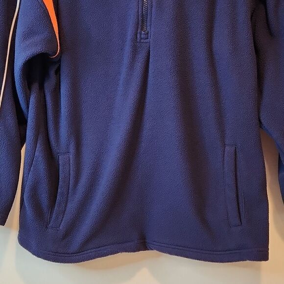 Official NFL Team Apparel Denver Broncos 1/4 Zip Fleece Youth Size 14/16 EUC - Picture 7 of 15